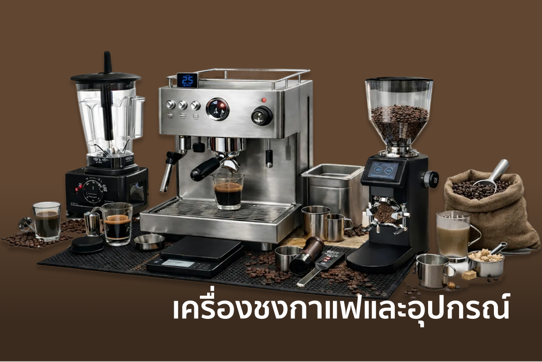 เครื่องชงกาแฟและอุปกรณ์